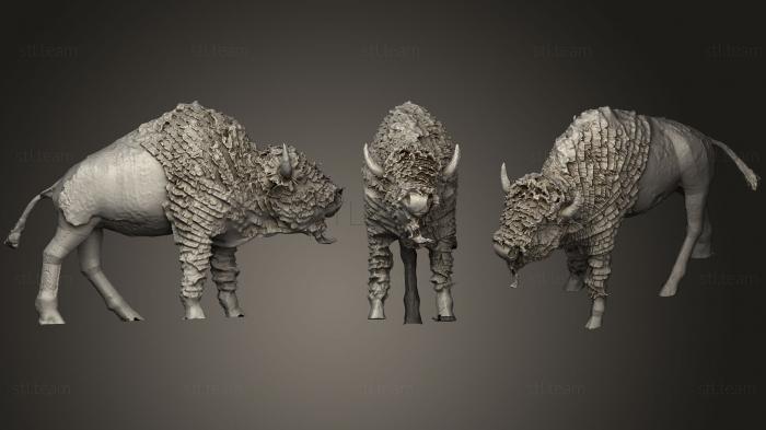 Статуэтки животных The steel bison 2